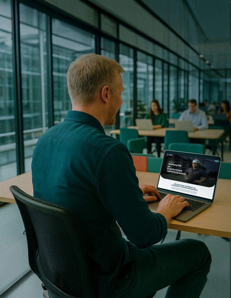 Konkretia Rahoitus tietokoneella